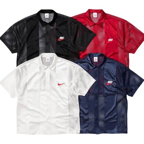 Supreme✖️Nike ロゴプリント ポロシャツ M Supreme®/Nike® Mesh S/S Shirt - spring/summer 2024 - Supreme