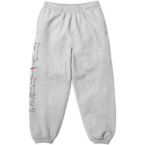 専用　Supreme x Nike Hooded Sweatpant Supreme Nike Sweatpant Heather Grey | eBay