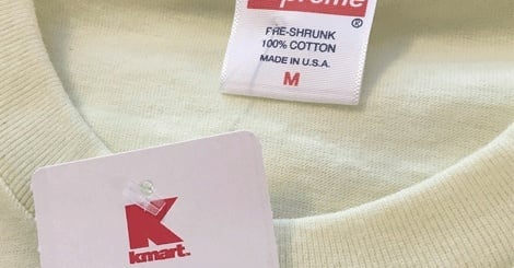 A Reddit User Found a Stack of Supreme Tees in Kmart