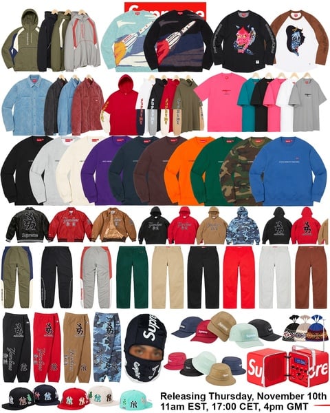 Supreme Week 11 Drop