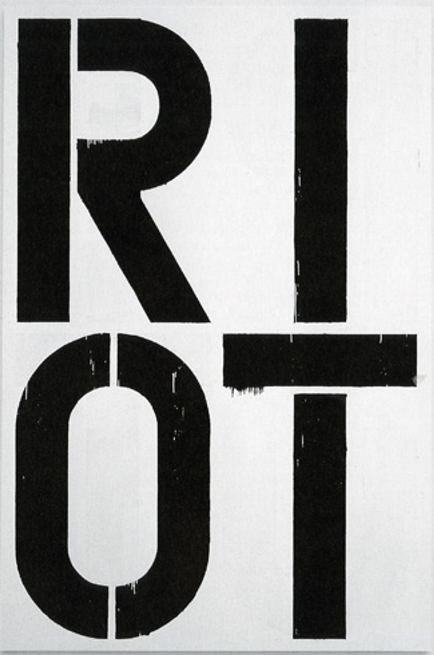 Christopher Wool for Supreme