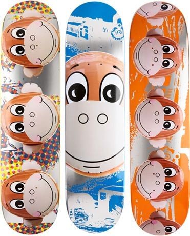 Jeff Koons Brings Neo Pop Art to Supreme Skate Decks
