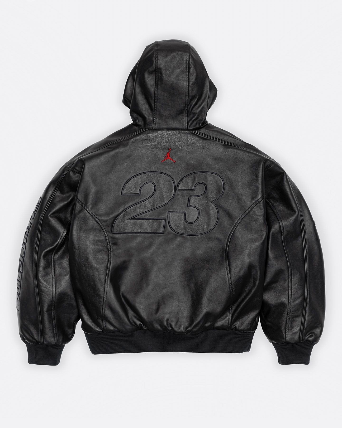 Hooded Leather Jacket