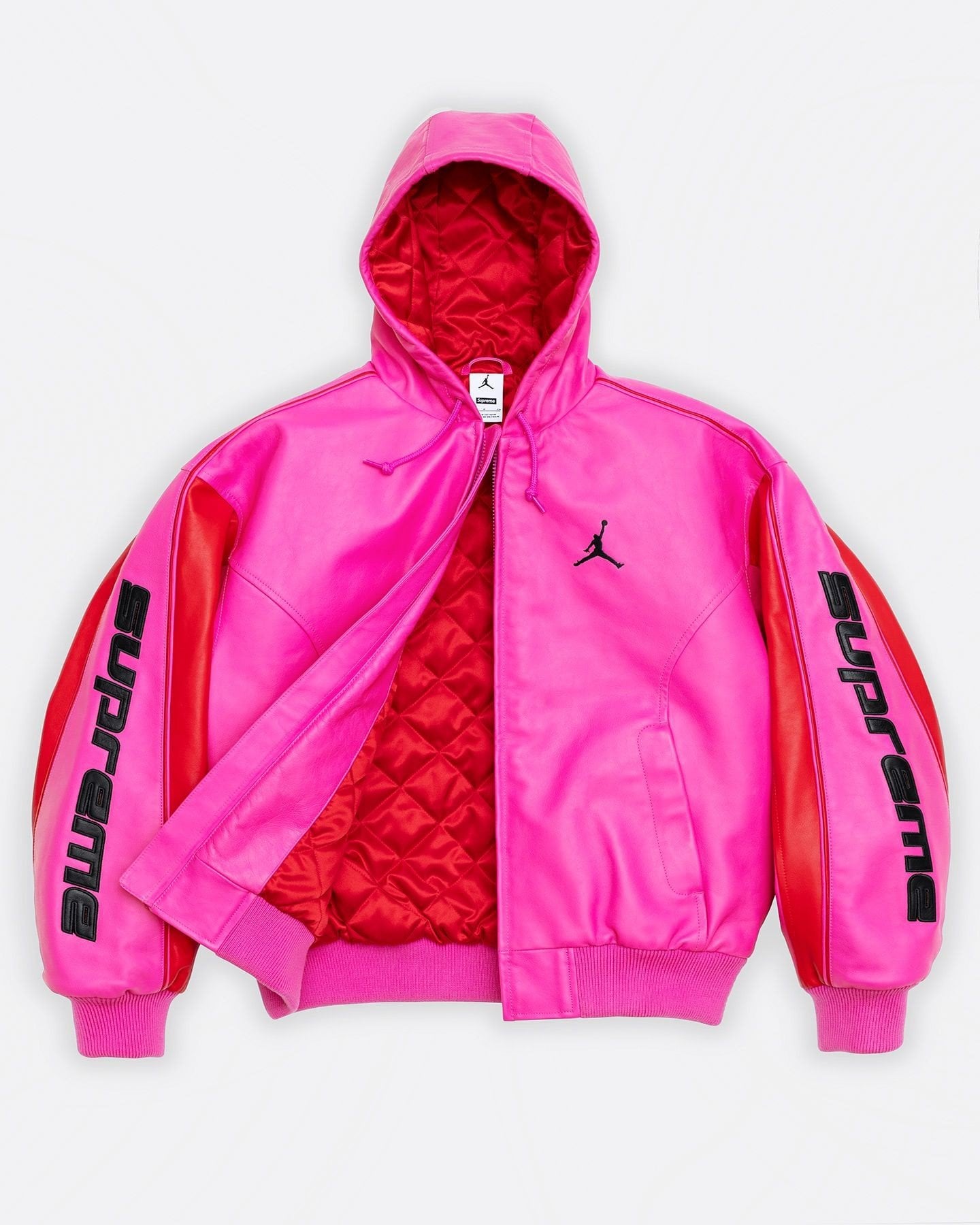 Hooded Leather Jacket