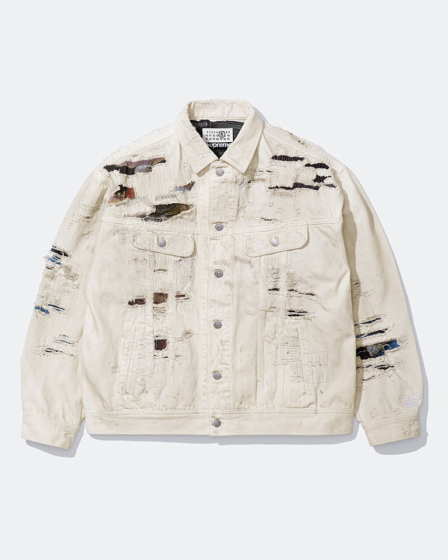 Distressed Selvedge Denim Trucker Jacket. Made in Japan.