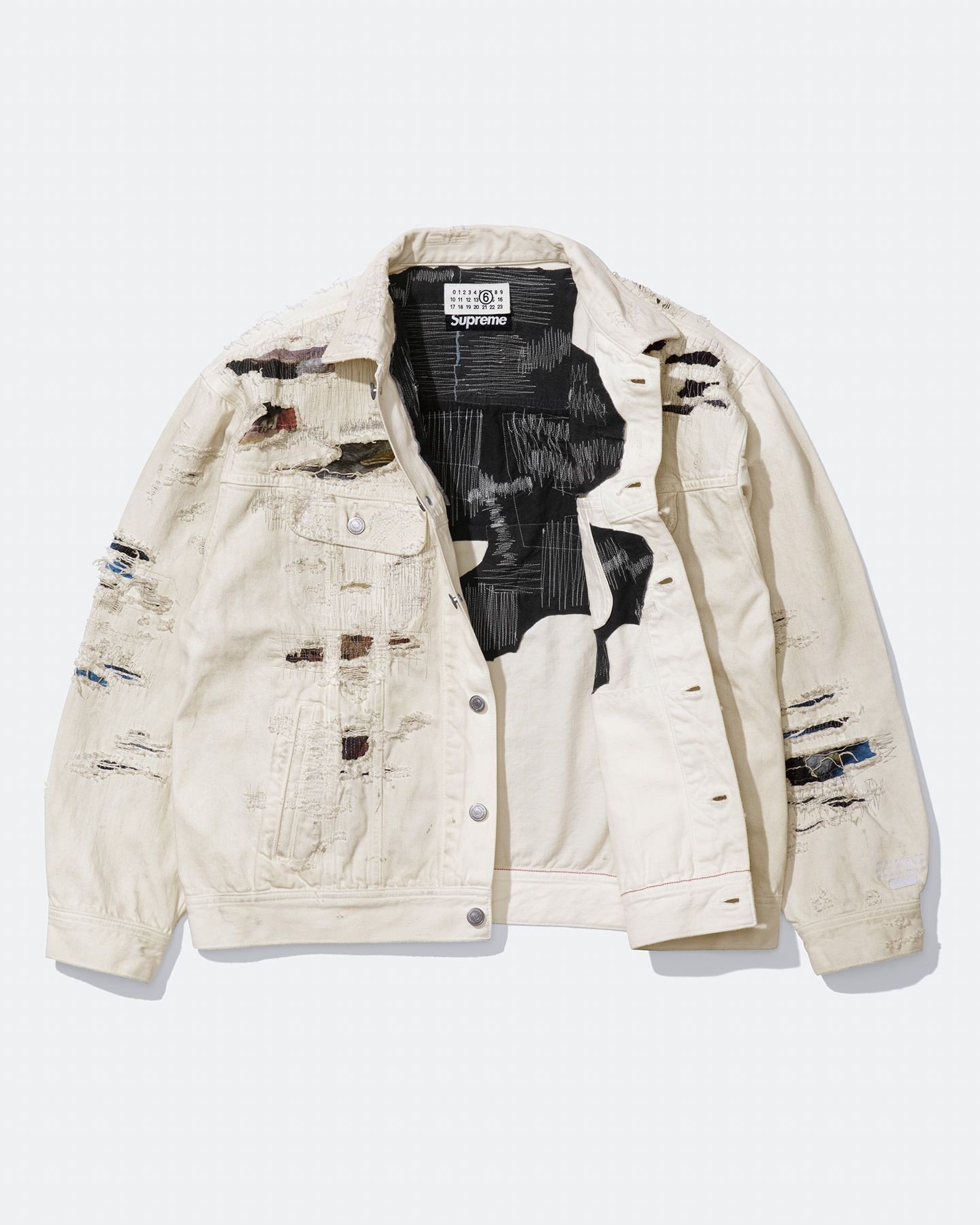 Distressed Selvedge Denim Trucker Jacket. Made in Japan.