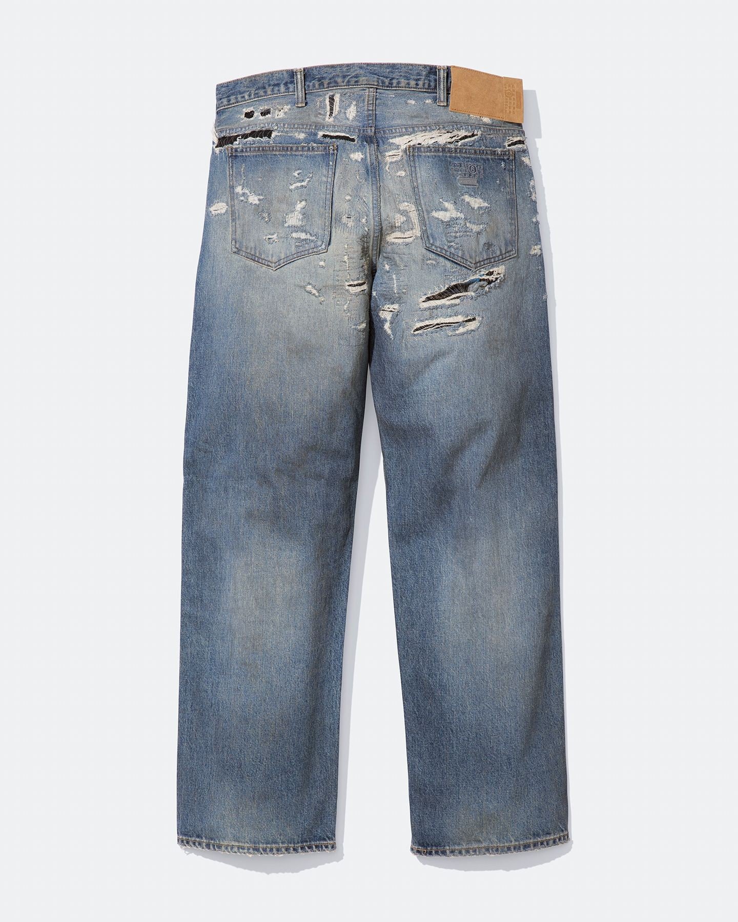 Distressed Loose Fit Selvedge Jean. Made in Japan.
