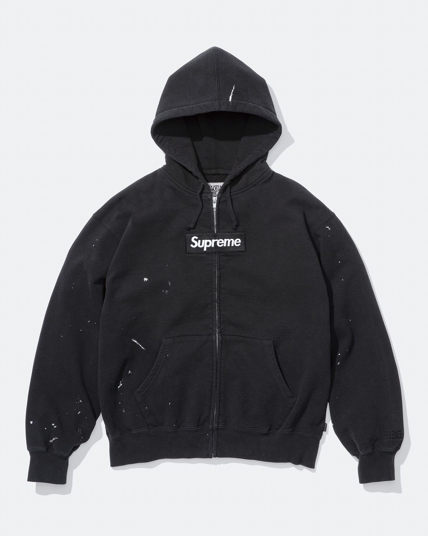 Box Logo Zip Up Hooded Sweatshirt