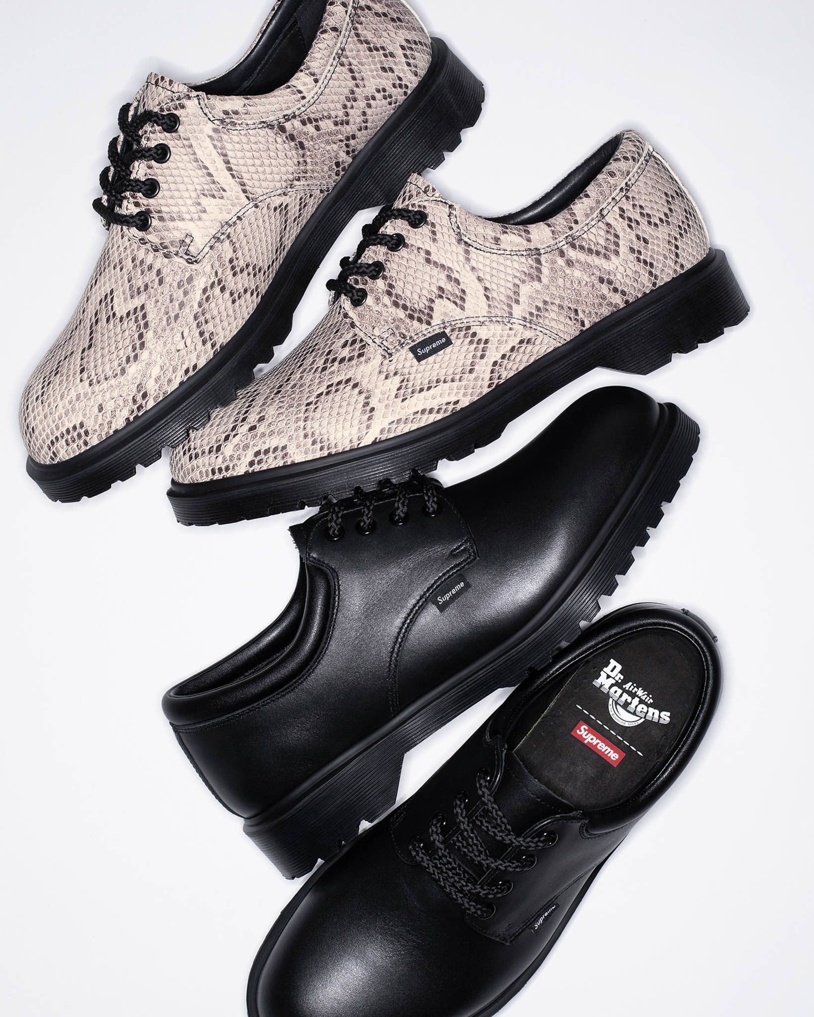 Supreme x Dr. Martens Drop a Custom 4-Eye Shoe for Spring