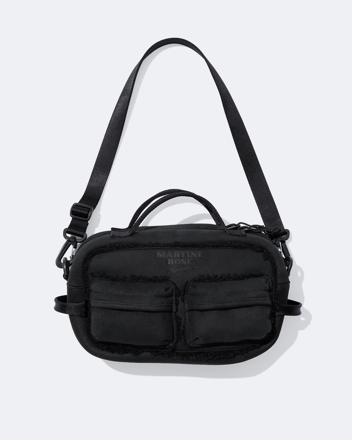 Shearling Mini Duffle Bag