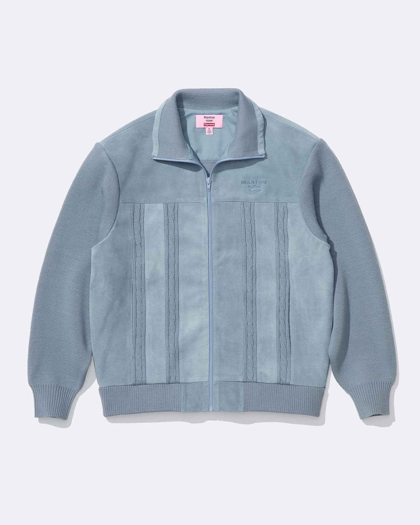 Suede Zip Up Cardigan