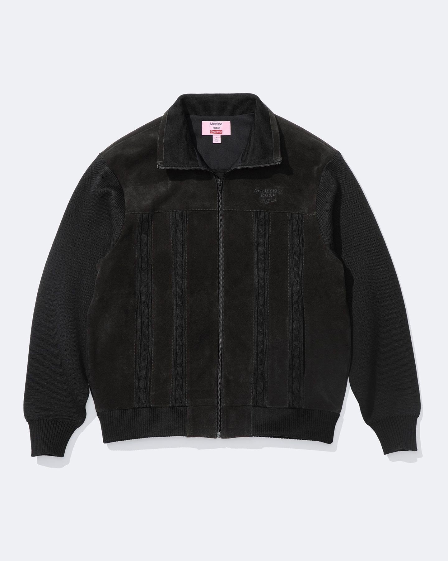 Suede Zip Up Cardigan