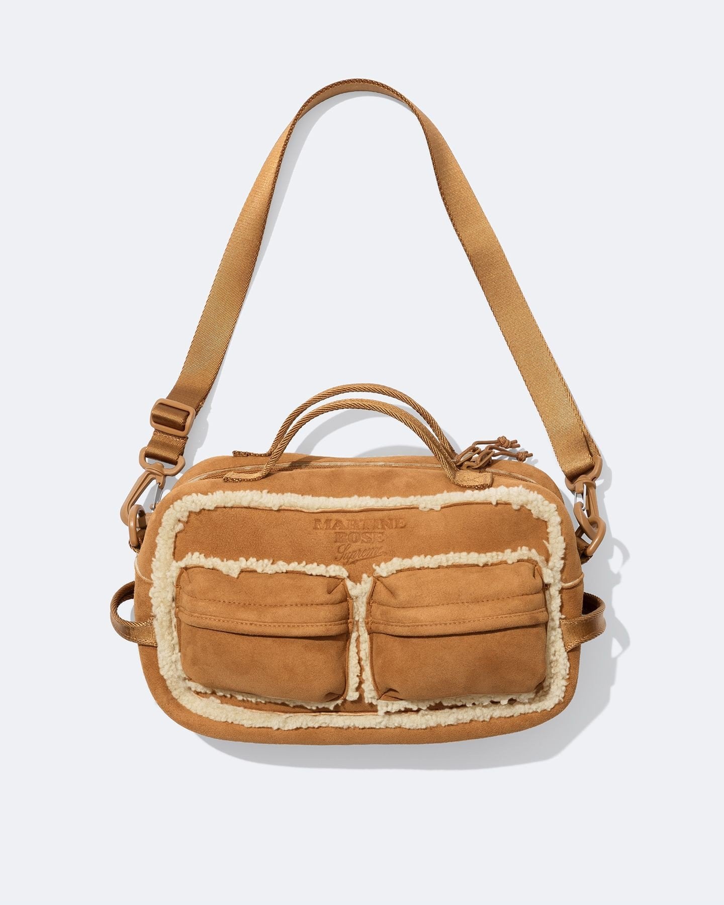 Shearling Mini Duffle Bag