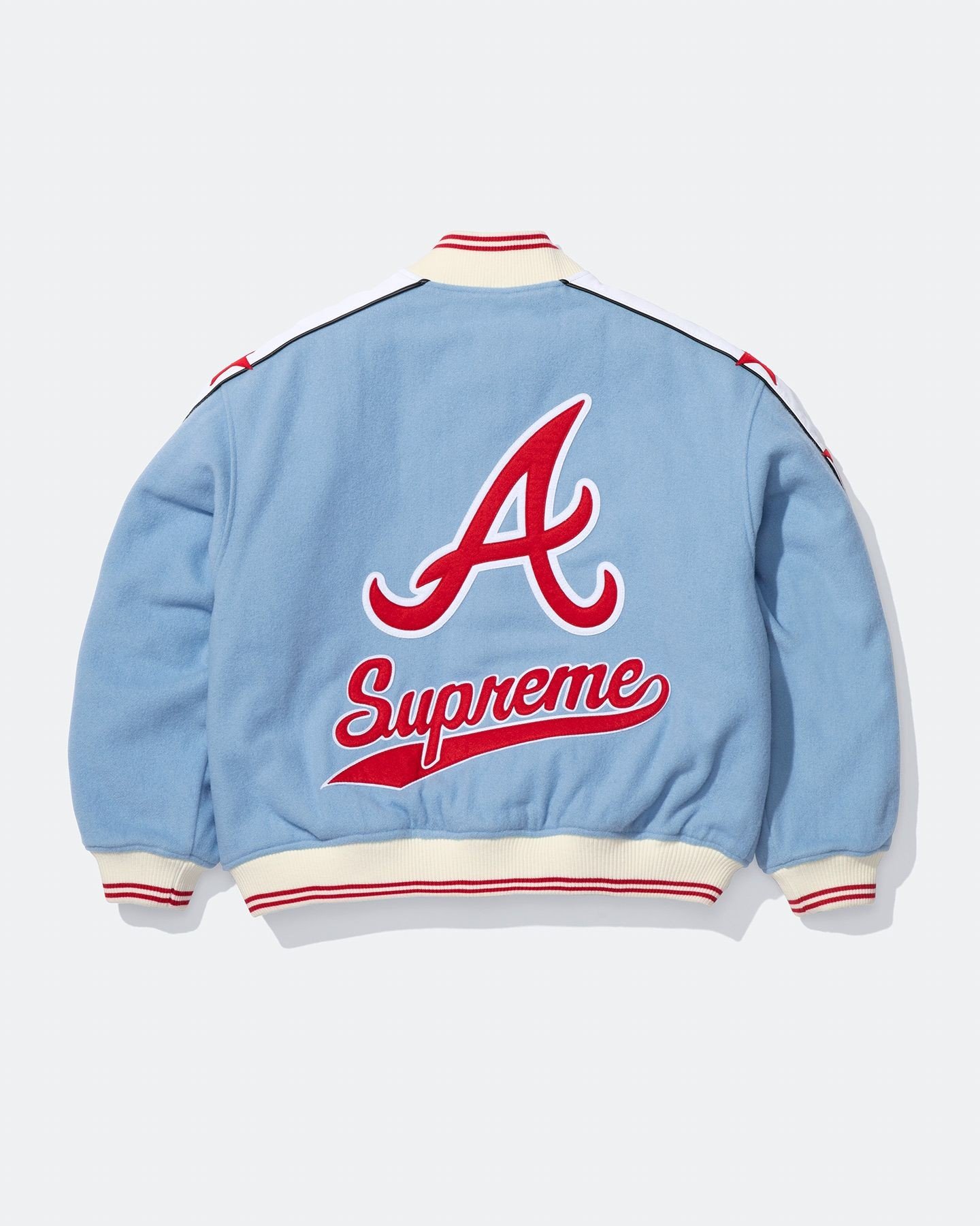 Teams Varsity Jacket. Official MLB and NBA merchandise made exclusively for Supreme.