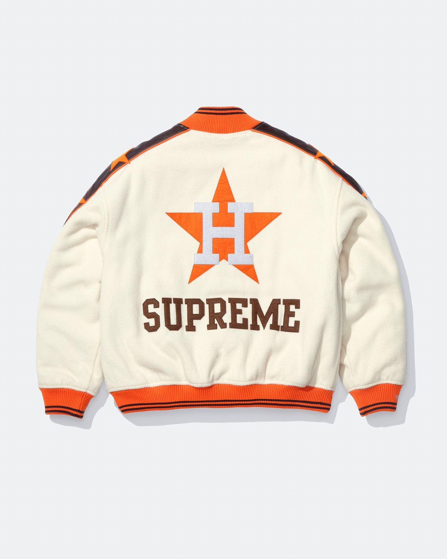 Teams Varsity Jacket. Official MLB and NBA merchandise made exclusively for Supreme.