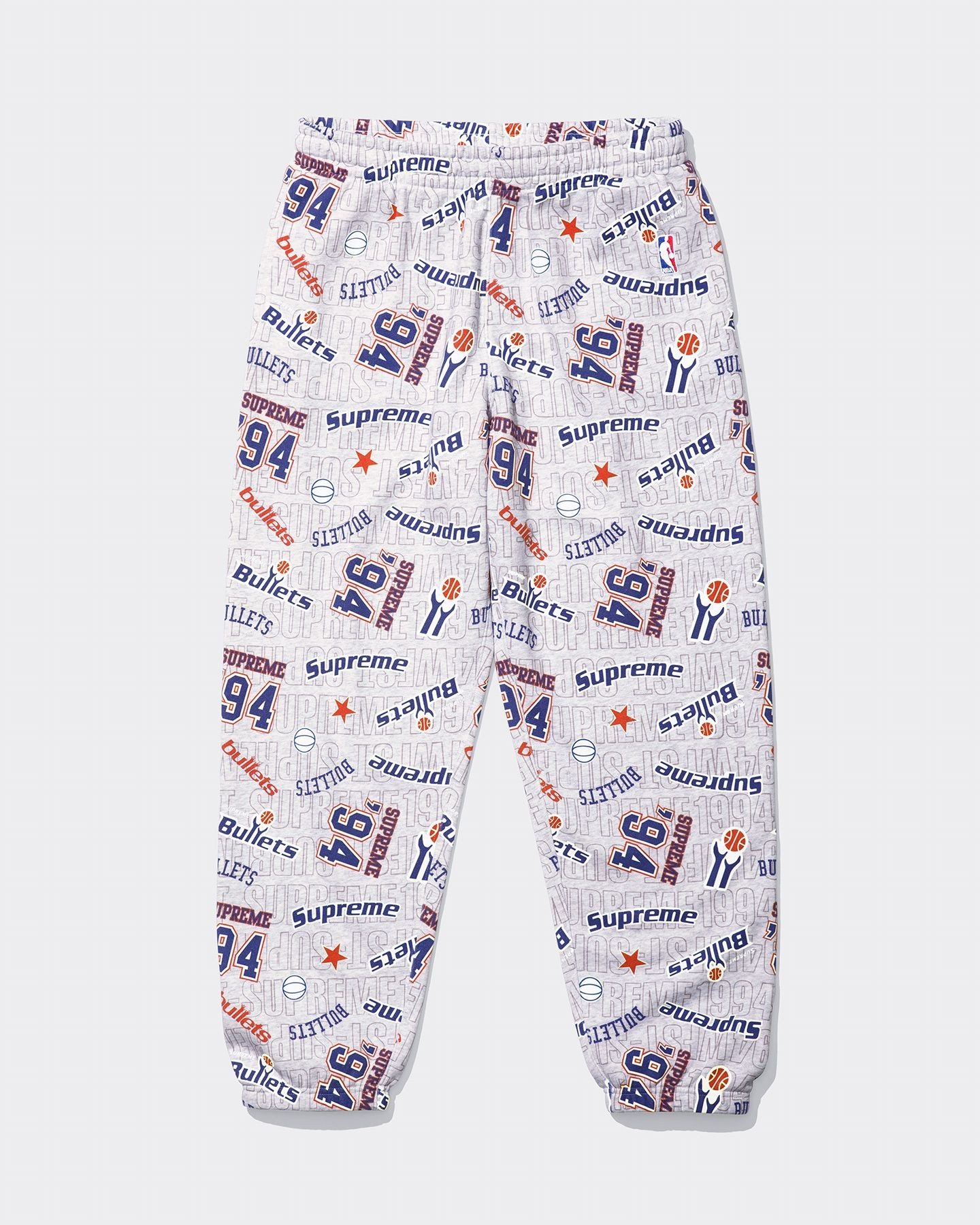 Teams Sweatpant. Official MLB and NBA merchandise made exclusively for Supreme.