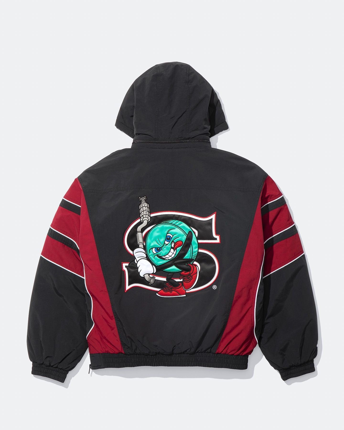 Half Zip Stadium Jacket