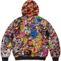 Supreme AOI Embroidered Hooded Work Jacket Flames