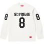 Supreme Affiliated L/S Football Top White