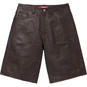 Supreme Baggy Leather Short Snakeskin