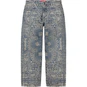 Supreme Bandana Jacquard Baggy Jean Blue