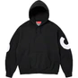 Supreme Big Logo Jacquard Hooded Sweatshirt Black