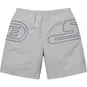 Supreme Big Logo Nylon Short Grey