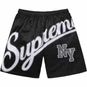 Supreme Big Script Mesh Short Black