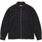 Supreme Bouclé Zip Up Shirt Black
