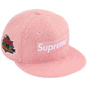 Supreme Brushed Wool Box Logo New Era® Pink