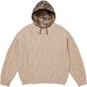 Supreme Cable Hooded Sweater Oatmeal