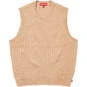 Supreme Chenille Sweater Vest Beige