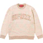 Supreme Contrast Arc Sweater White