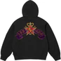 Supreme Crest Zip Up Hooded Sweatshirt Black