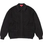 Supreme Crochet Zip Up Cardigan Black