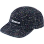 Supreme Denim Bouclé Camp Cap Indigo