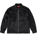 Faux Fur Zip Up Shirt