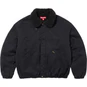 Supreme Faux Shearling Lined Bomber Jacket Black