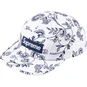 Supreme Floral Jacquard Camp Cap White