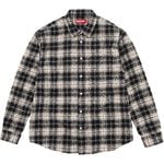 Frayed Textured Plaid Shirt