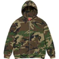Supreme Hooded Zip Up Thermal Woodland Camo