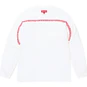 Supreme Intarsia Stripe L/S Top White