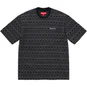 Supreme Jacquard Scarab S/S Top Black