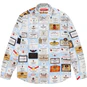 Supreme Label Shirt Light Blue