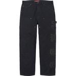 Supreme restock - Leather Appliqué Double Knee Painter Pant