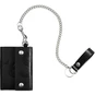 Supreme Leather Chain Wallet Black