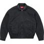 Supreme Leather Collar Utility Jacket Black
