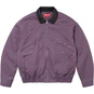 Supreme Leather Collar Utility Jacket Dusty Purple