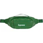 Supreme Leather Waist Bag Green