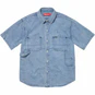 Supreme Loose Fit S/S Denim Painter Shirt Washed Blue